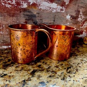 2 Copper cups